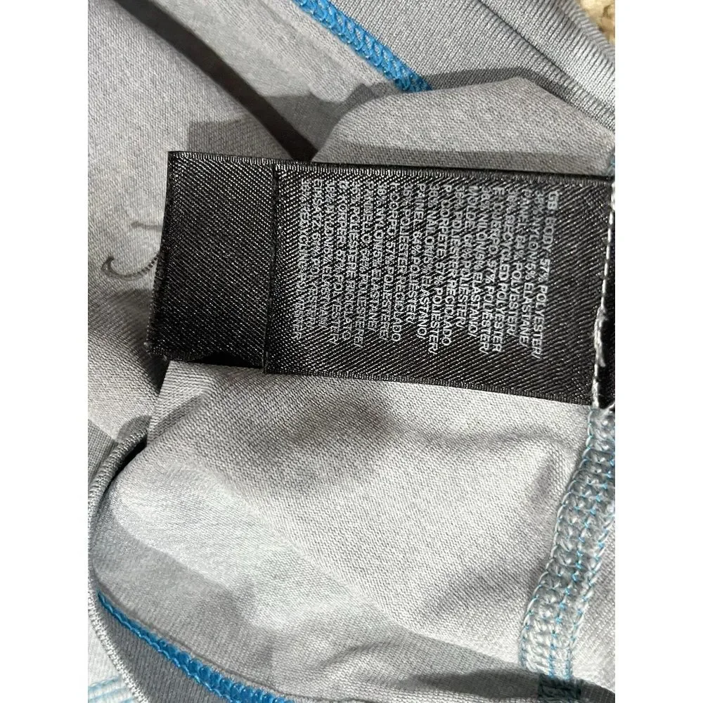 The North Face Pullover Mens L‎ Gray Blue Mountain Athletics 1/4 Zip FlashDry-XD